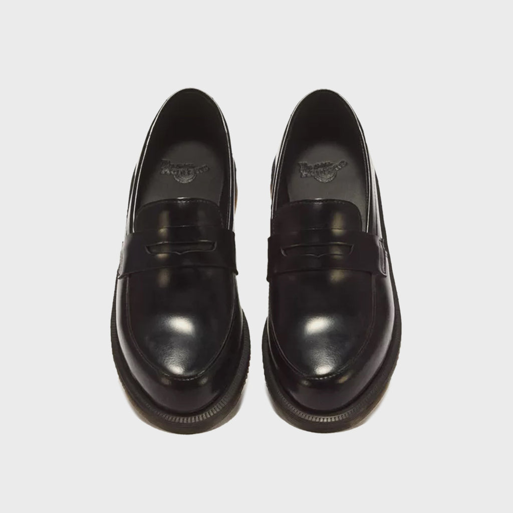 Dr. Martens WMNS Temara Polished Smooth Leather Loafers - Black