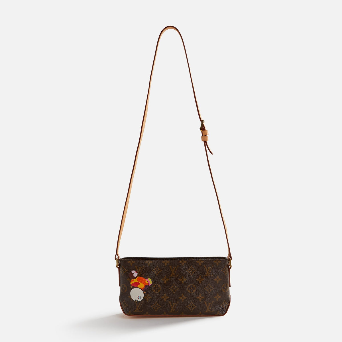 WGACA Louis Vuitton x Takashi Murakami Panda Trotteur Bag - Brown