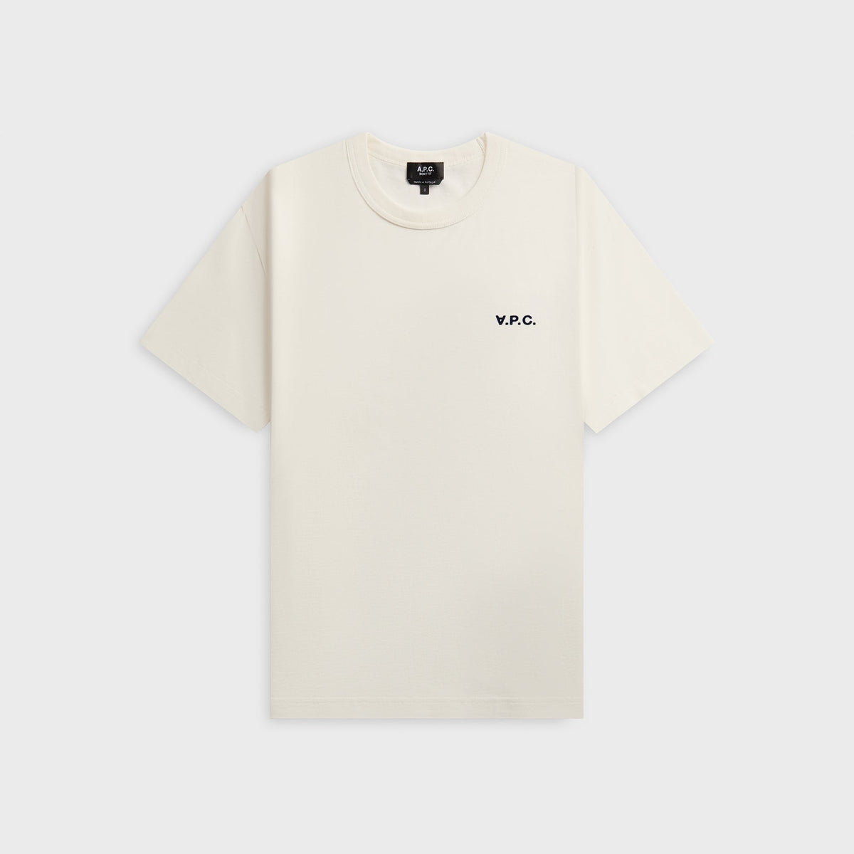 A.P.C. Tee Boxy Petit VPC - White / Dark Navy