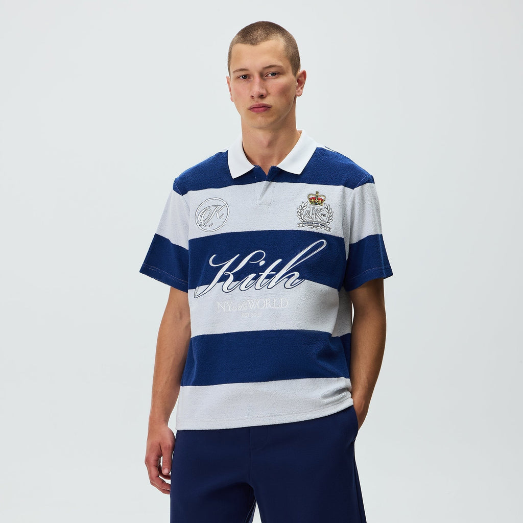 Kith Jacquard Towel Terry Ray Polo - White