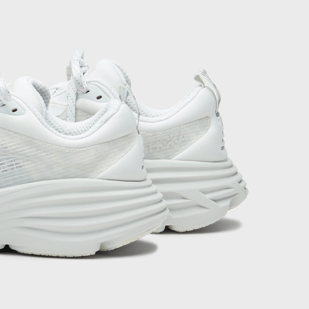 HOKA Bondi 8 Ts - Caged White / Cosmic Grey