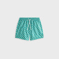 Kith Kids Monogram Kai Swim Trunk - Sorrel