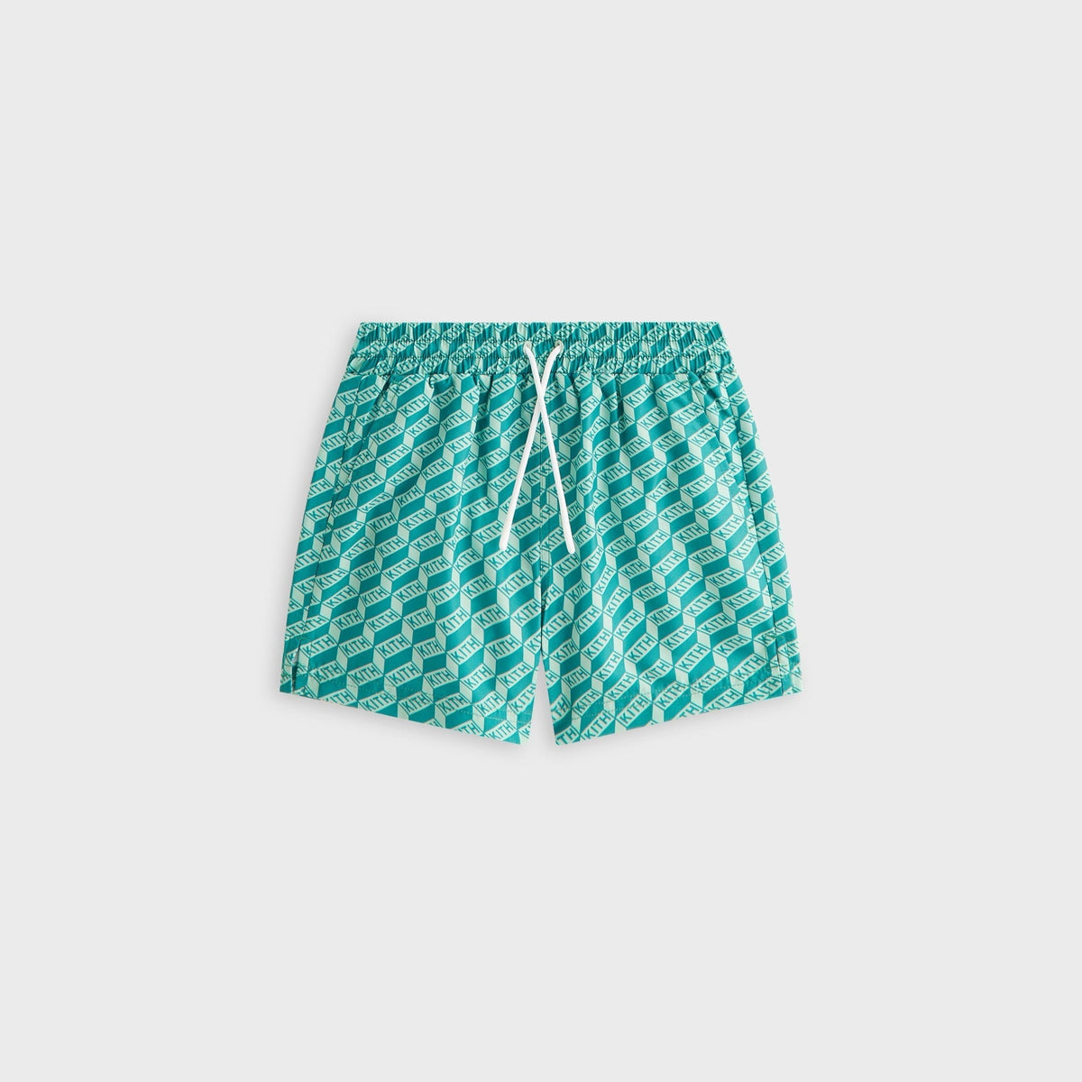 Kith Kids Monogram Kai Swim Trunk - Sorrel