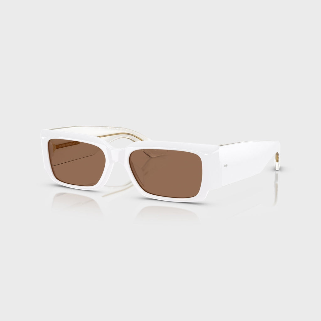KHAITE x Oliver Peoples 1995C Sunglasses - White / Brown