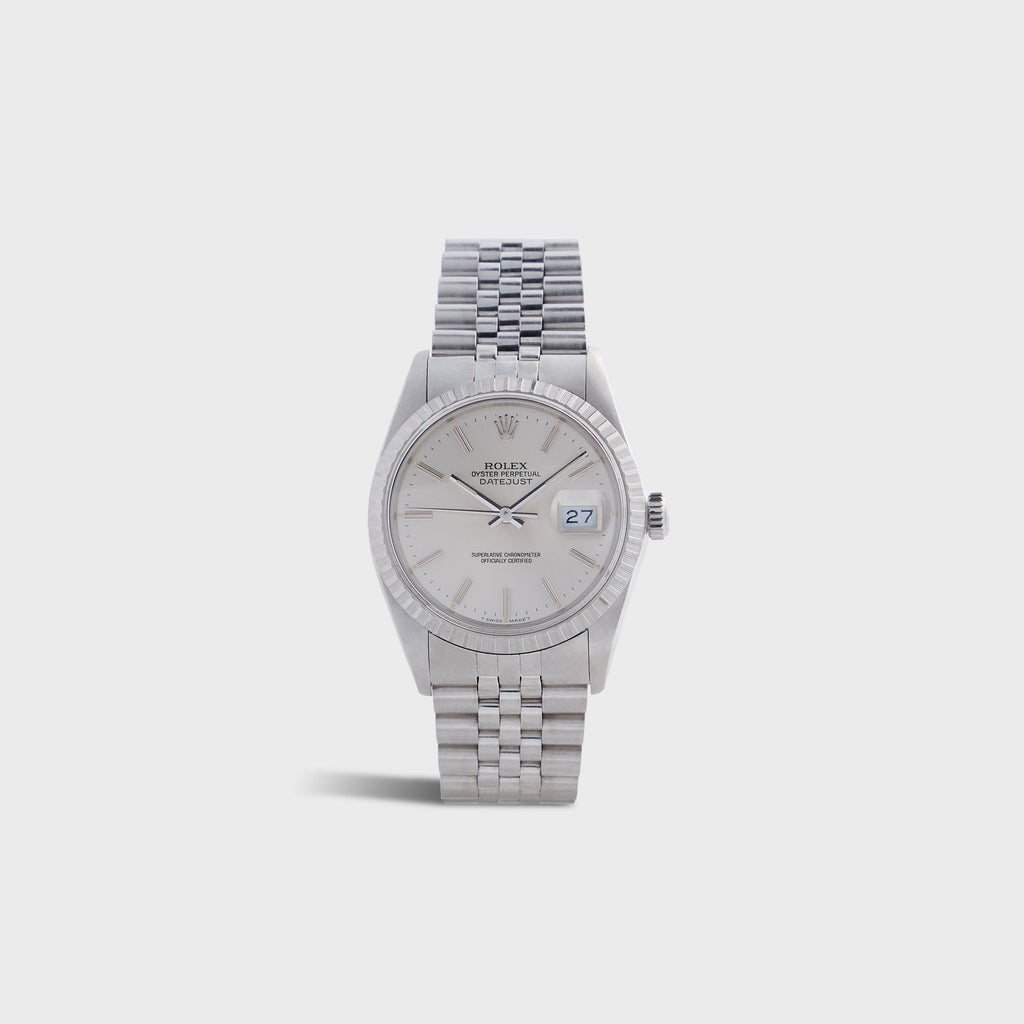 Wind Vintage Rolex Silver Dial Datejust Reference 16030 Unpolished - Silver