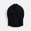 Auralee Airy Wool Viyella Shirt - Dark Navy