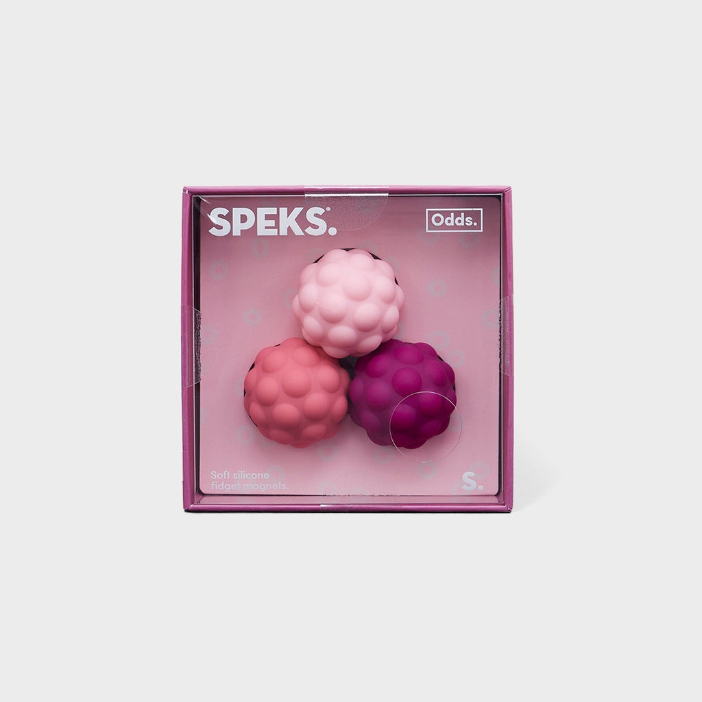 Speks 3-Pack Odds Silicone Magnets - Purple Bumps