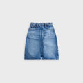 Alexander Wang Zip Front Midi Skort - Vintage Marbled Blue