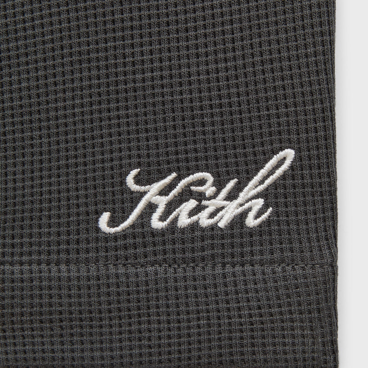 Kith Micro Waffle Graham Short - Carbon