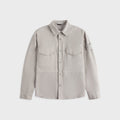 Stone Island Ghost Cotton Linen Overshirt - Dust