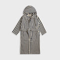 Tekla Hooded Bathrobe - Humbug Stripes