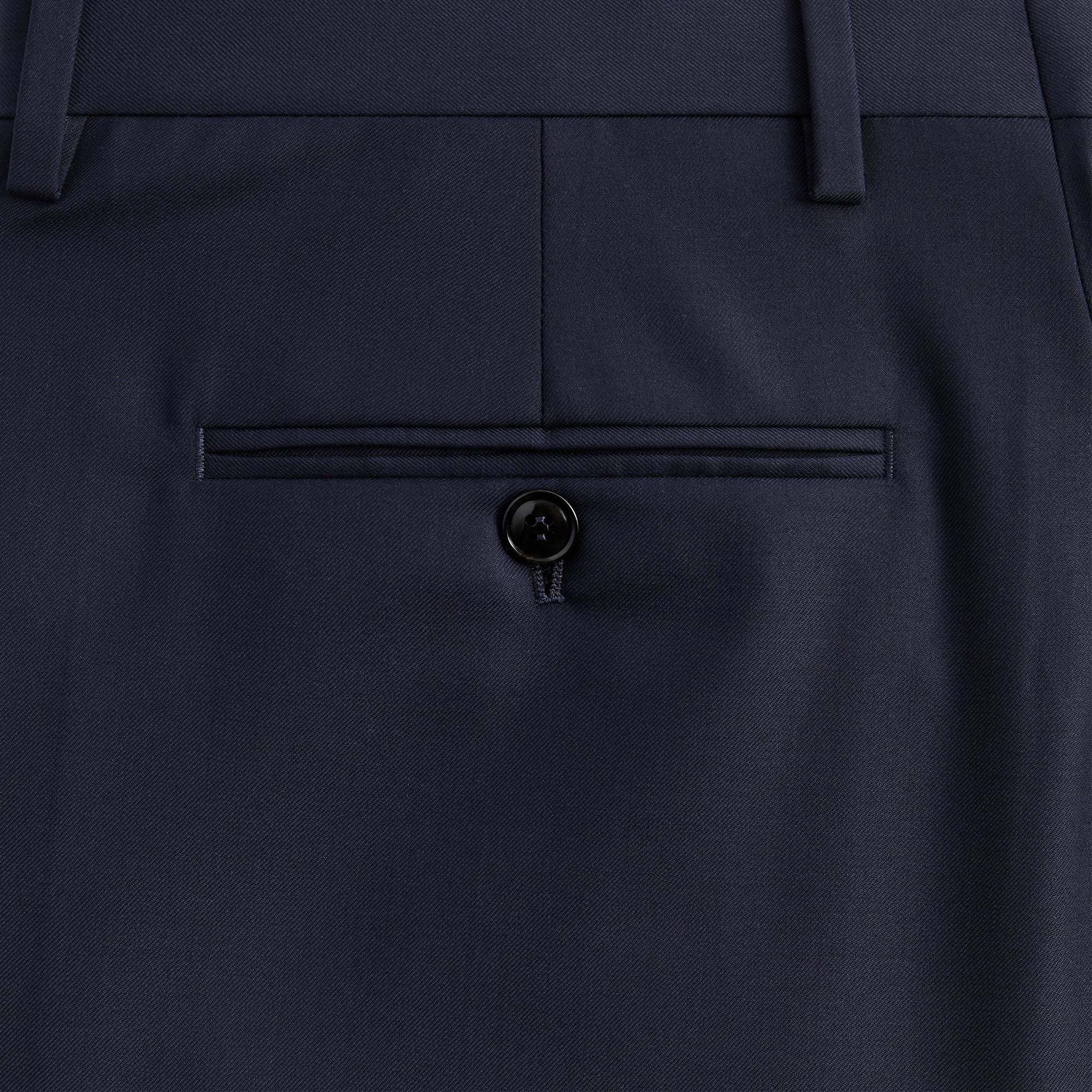 Giorgio Armani &Kin Flat Front Trouser - Blue / Navy