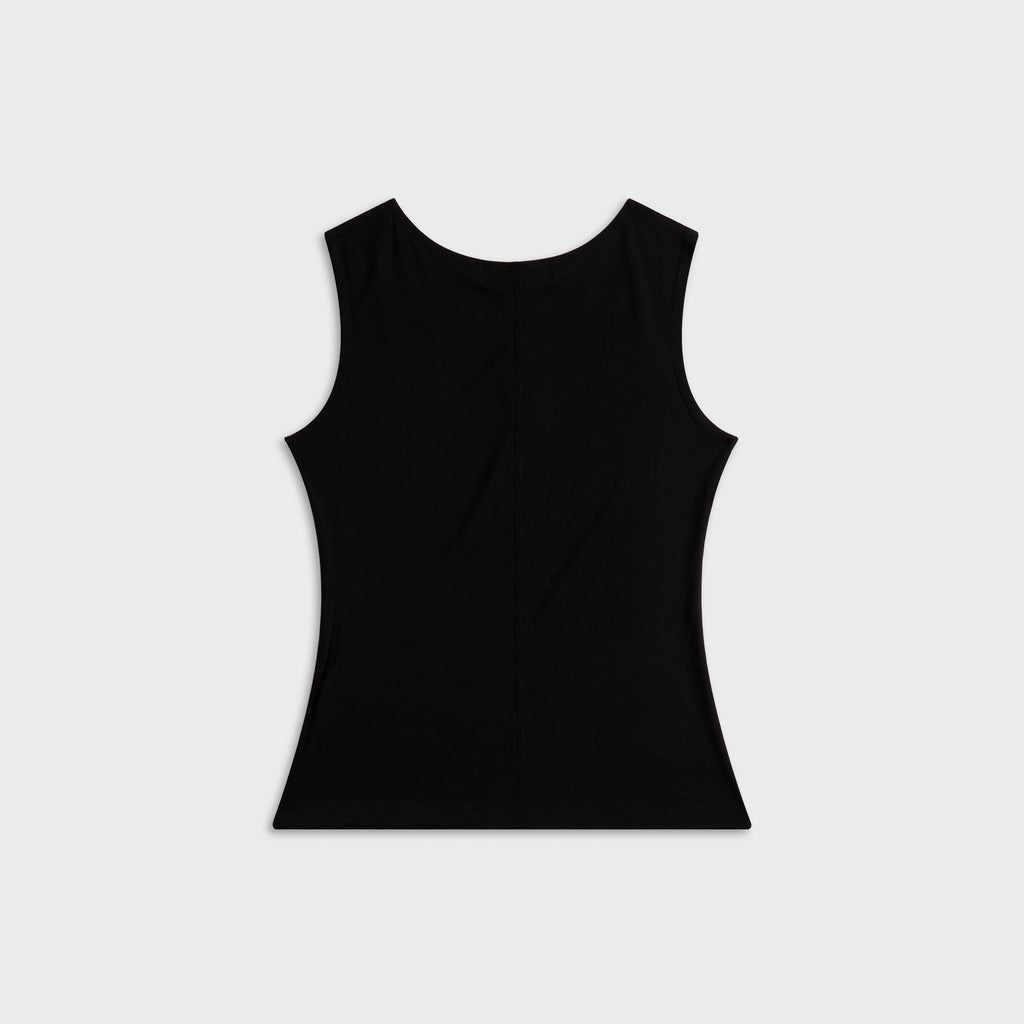 EB Denim South Beverly Boat Neck Tank - Asphalt