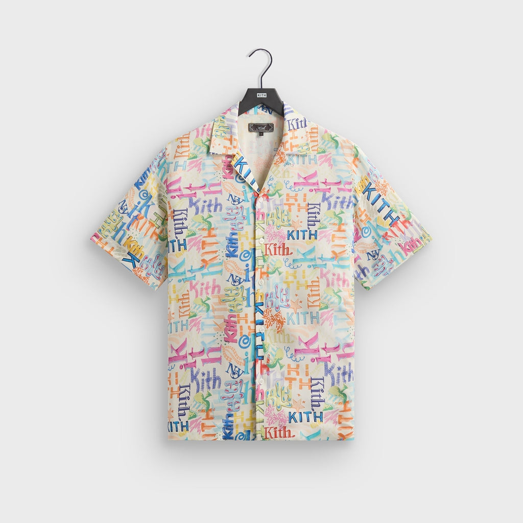 Kith Thompson Camp Shirt - Sandrift