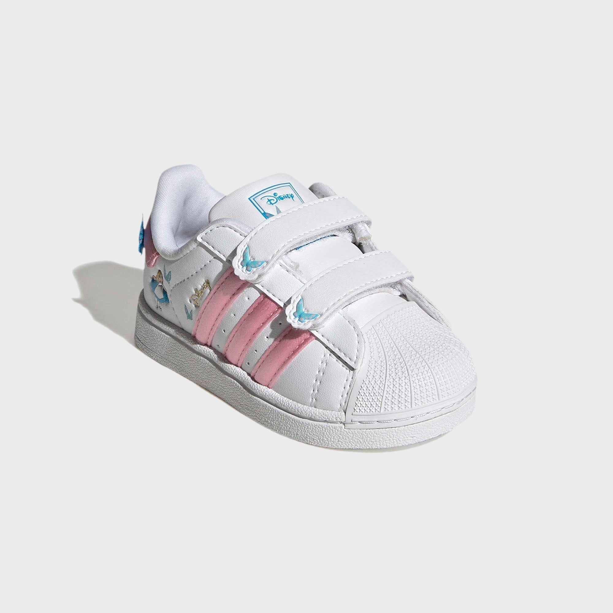 adidas x Disney TD Superstar II - Cloud White / Light Pink / Lucid Aquamarine
