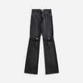 Coperni Open Knee Jeans - Washed Black
