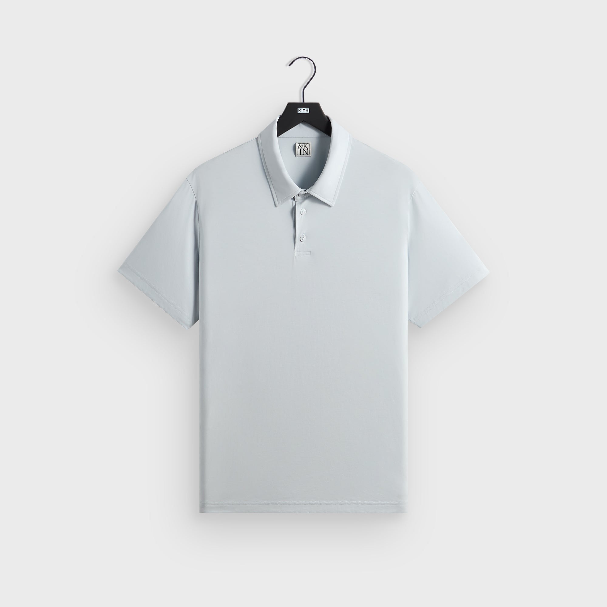 &Kin Soft Modal Blend Heathrow Polo - Light Indigo