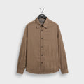 Kith Layered Stripe Georgie Shirt - Gobi