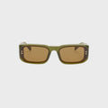Jacquemus Pisco Frames - Sanded Green / Light Gold / Brown
