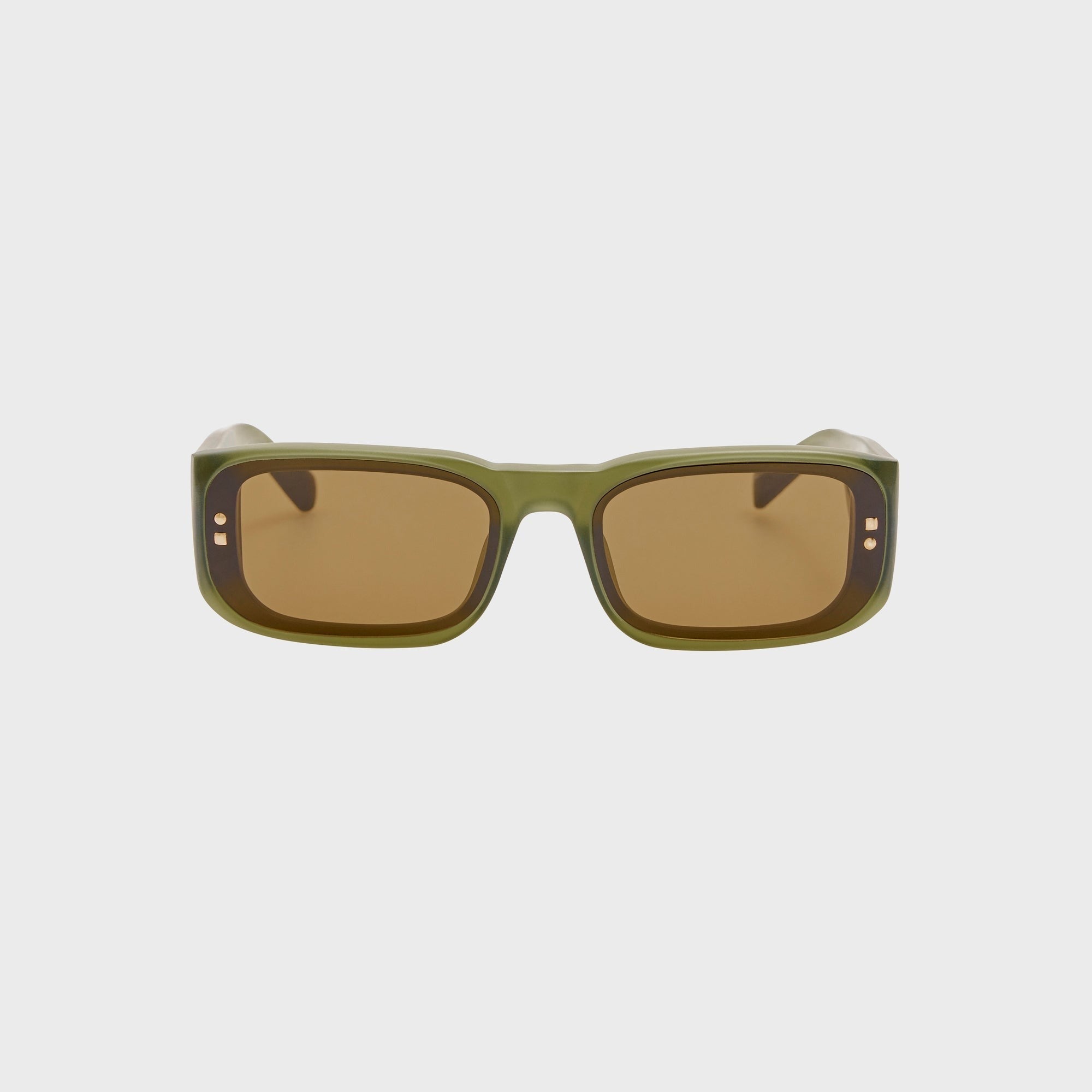 Jacquemus Pisco Frames - Sanded Green / Light Gold / Brown
