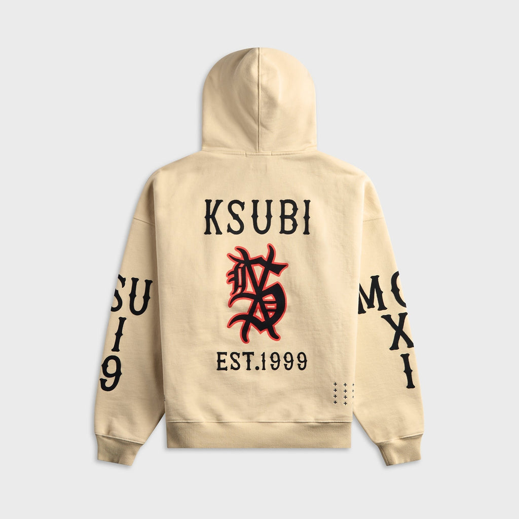 Ksubi Bolter Ekcess Hoodie - Ecru