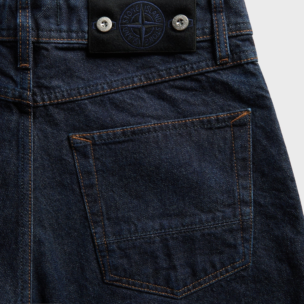 Stone Island Indigo Denim-Rinsed Loose-fit Jean - Blue Rinse