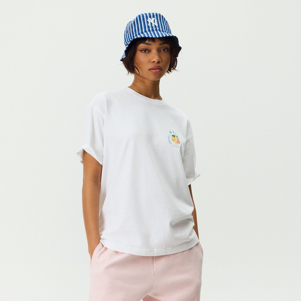 Kith Women Vintage Citrus Crest Tee - White