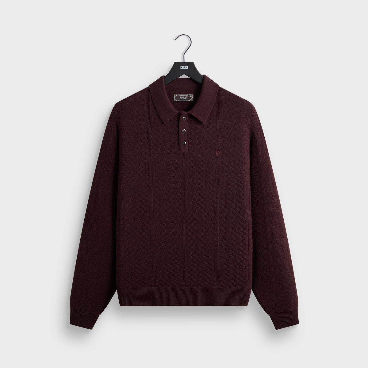 Kith Long Sleeve Tilden Pullover - Incognito