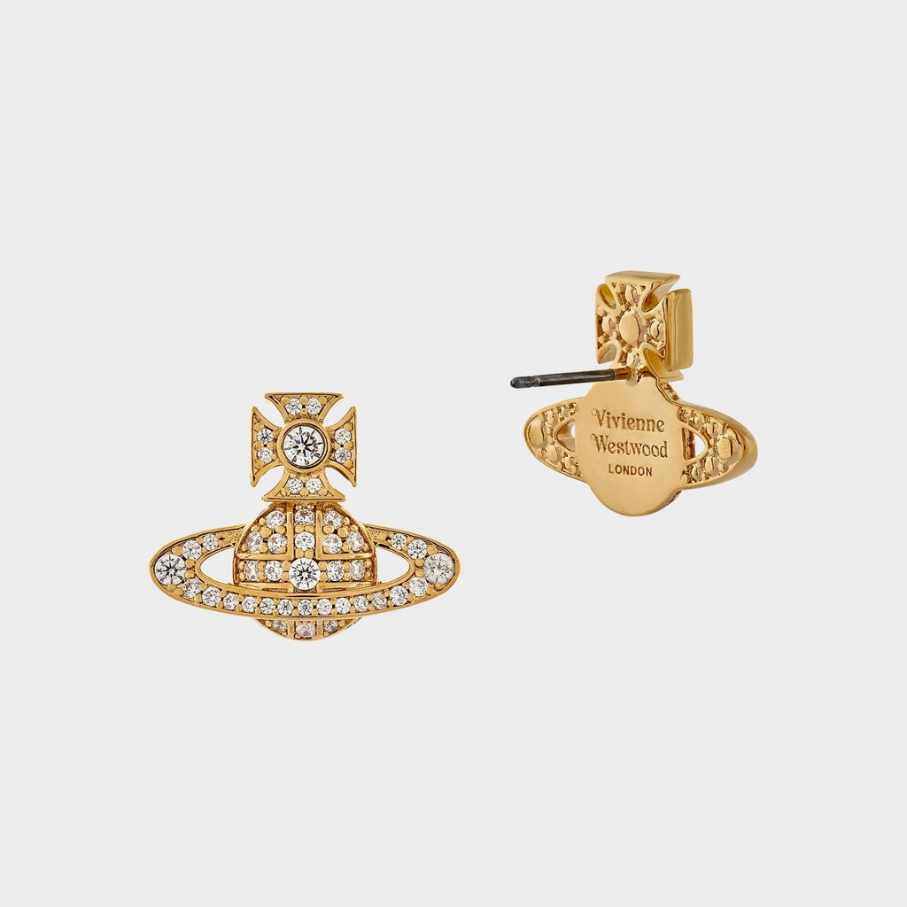 Vivienne Westwood Carmela Bas Relief Earrings - Gold