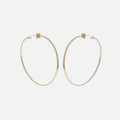 Justine Clenquet Nancy Crystal Earrings - Gold