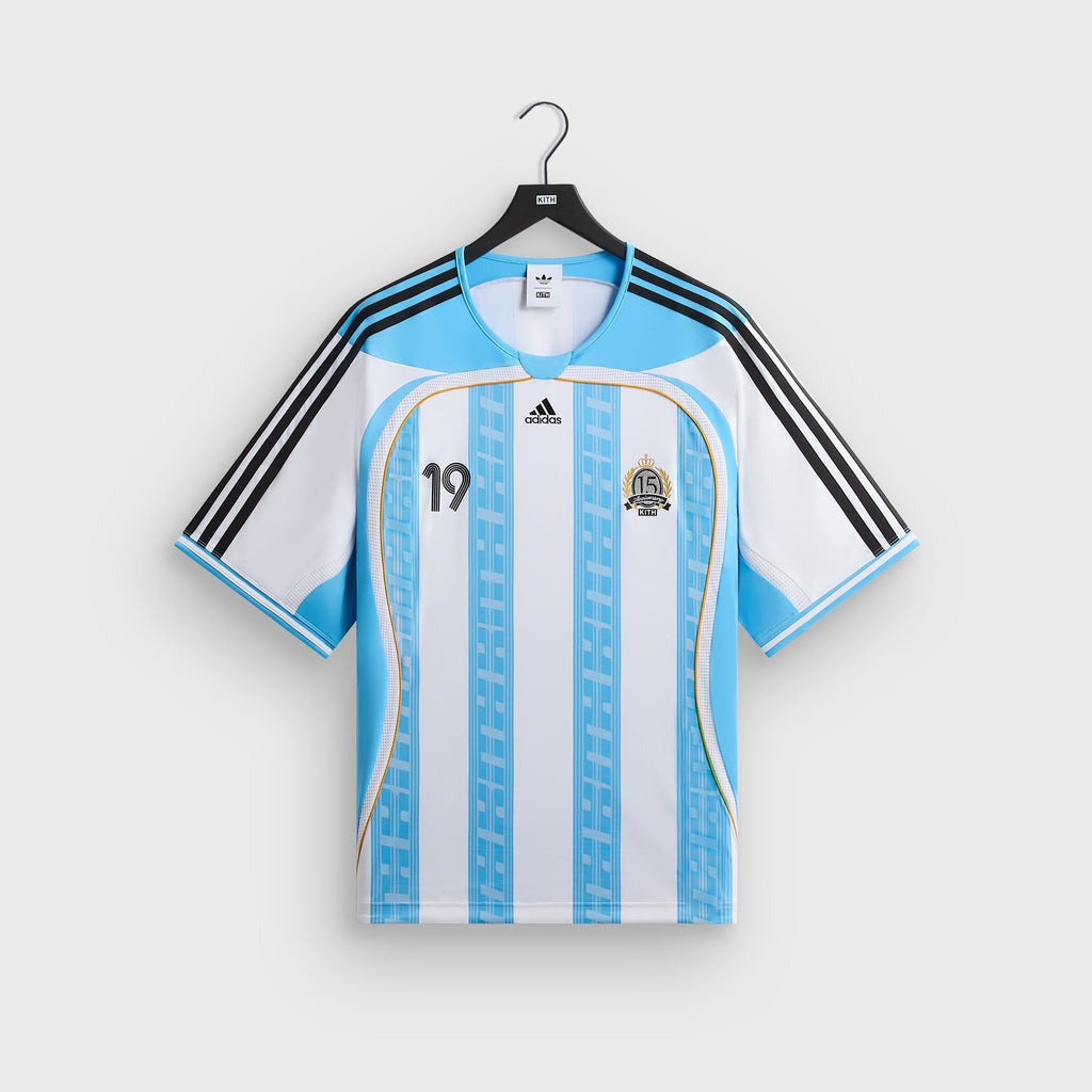 Kith & Messi for adidas Football Jersey - Blue / White