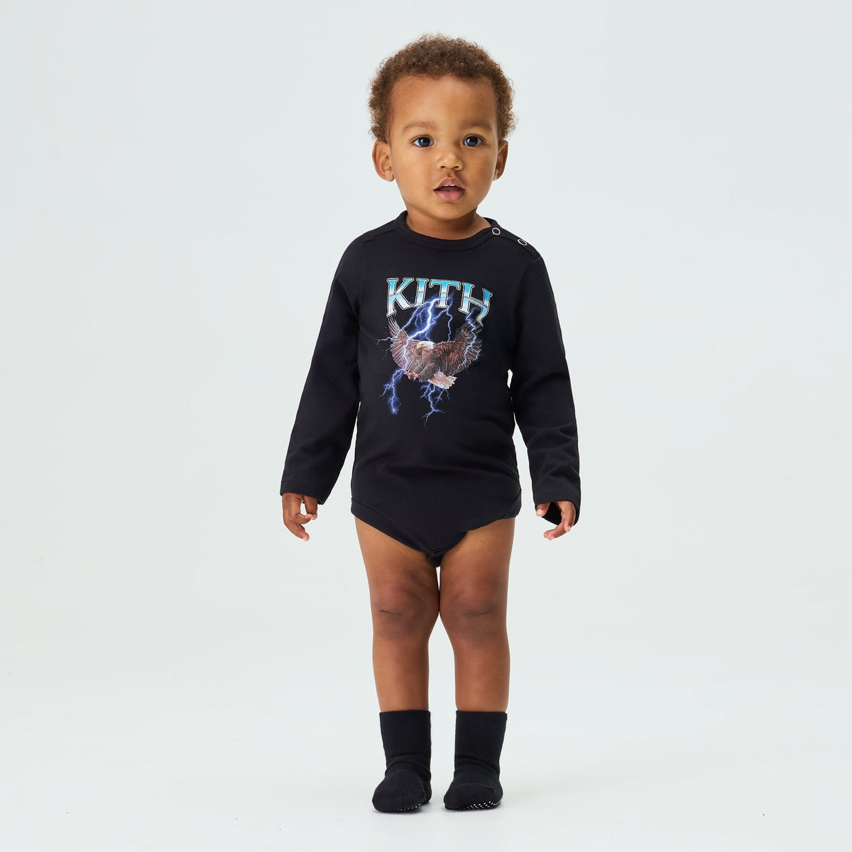Kith Baby Eagle Bodysuit - Black