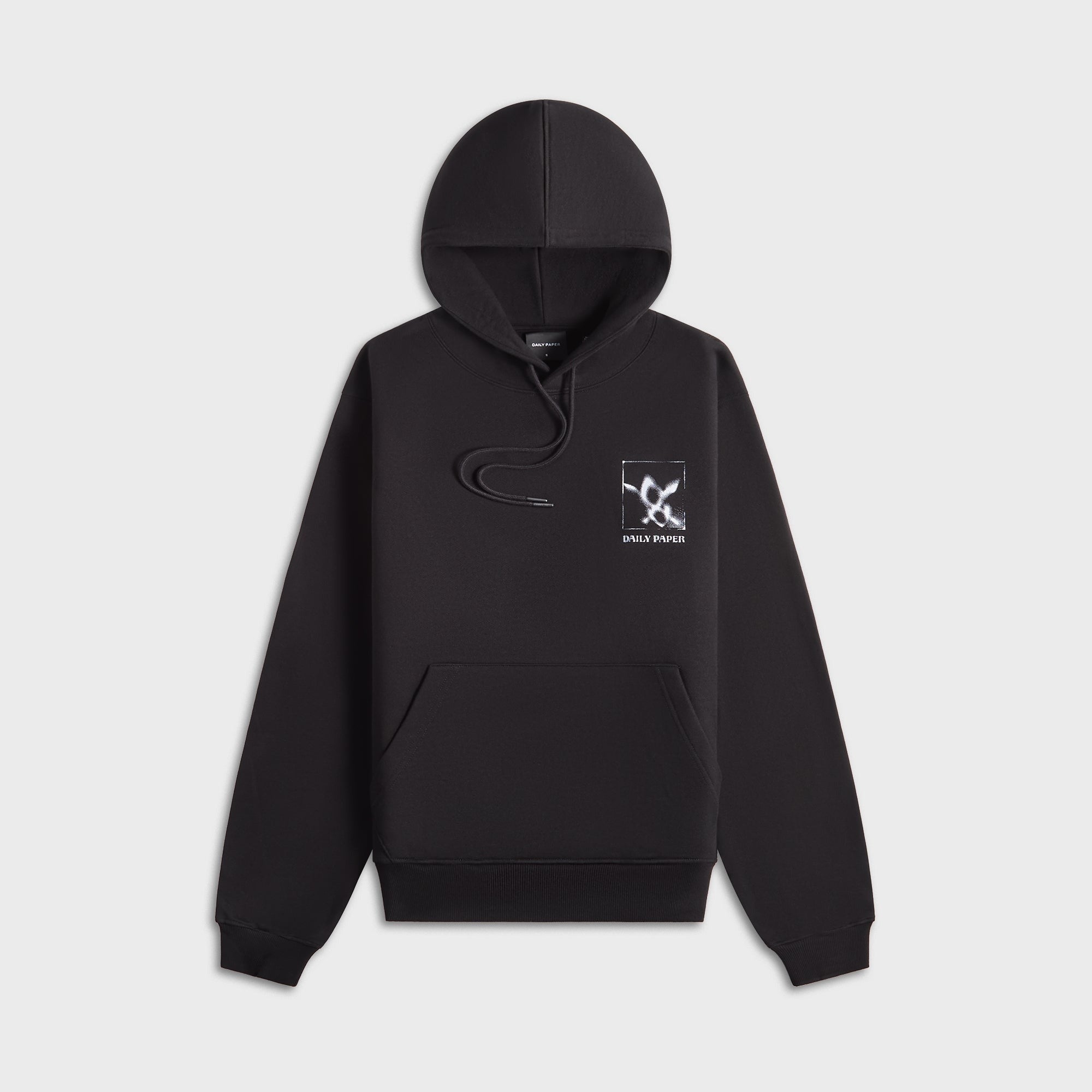 Daily Paper Shadow Grid Hoodie - Black