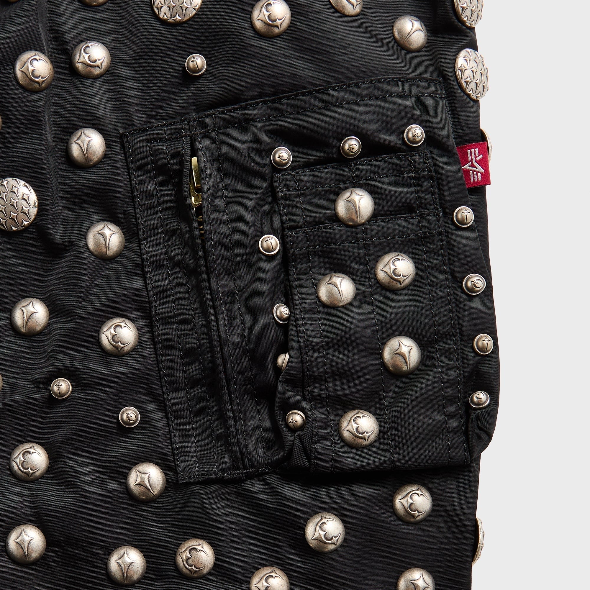 Alpha Industries Thug Club X Alpha Cwu-45P All-Over Rivet Version Jacket - Black