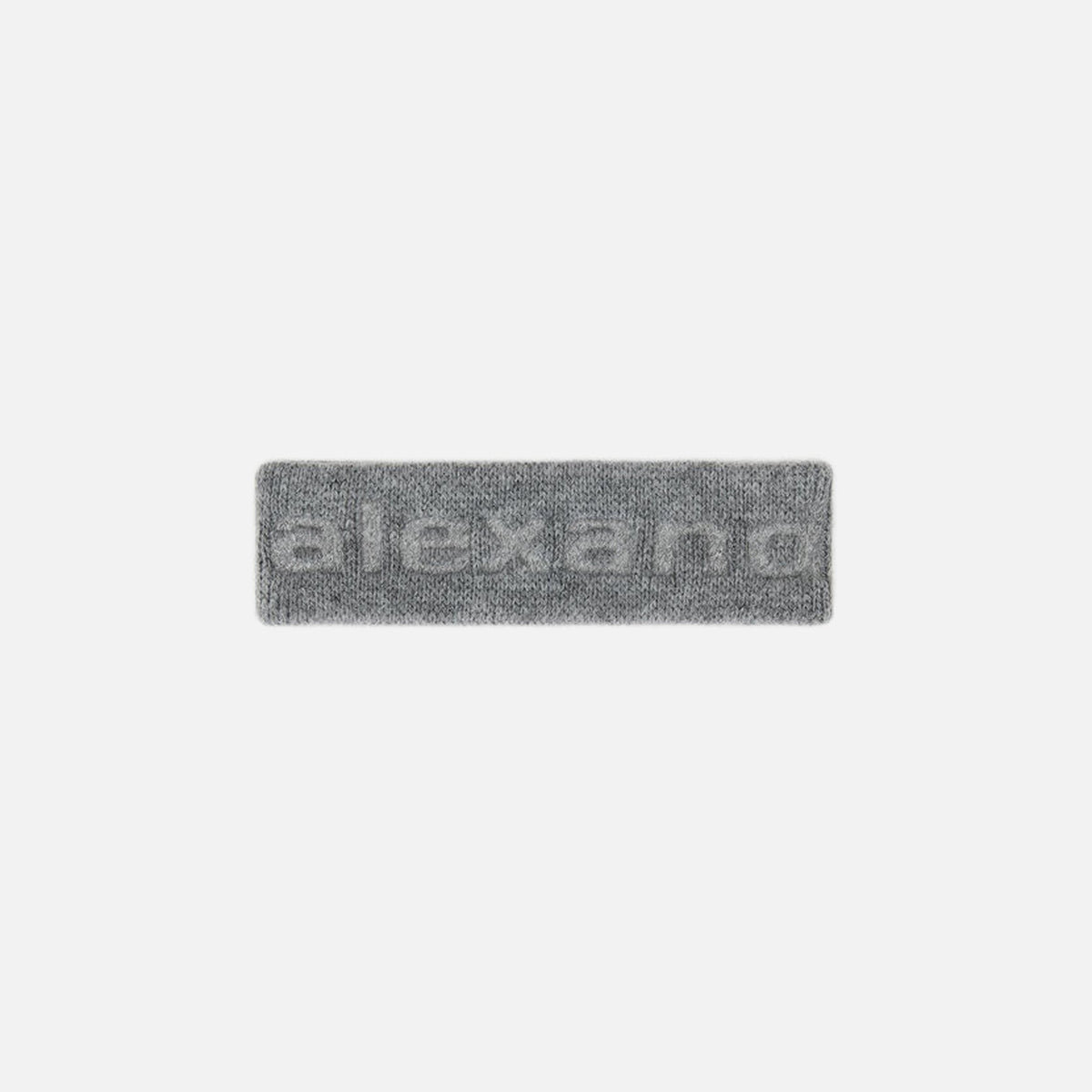 Alexander Wang Deboss Headband - Medium Grey Melange