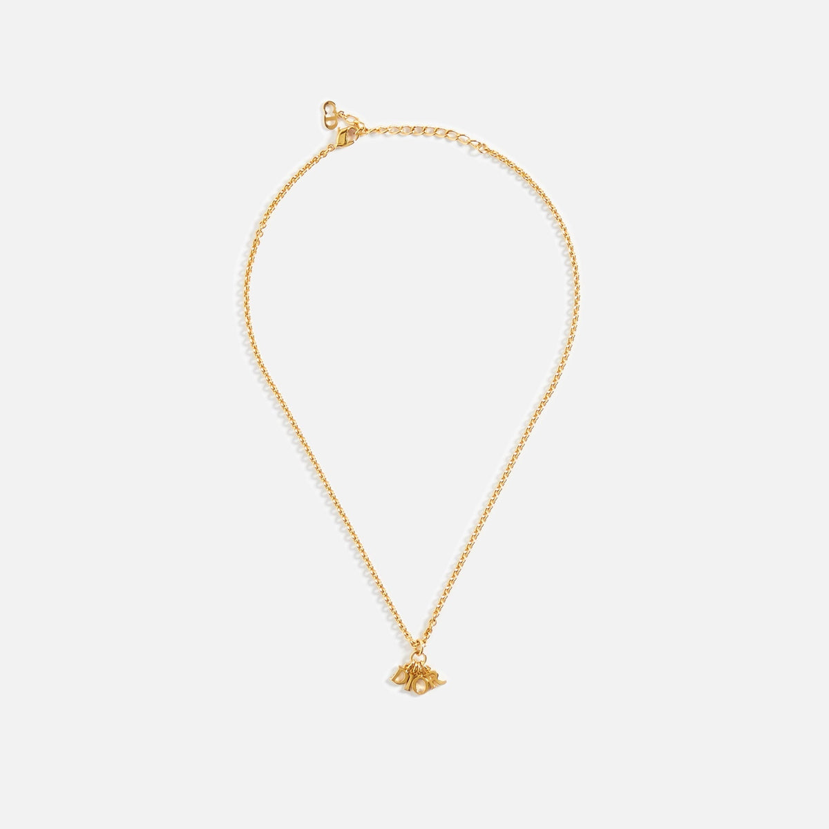 WGACA Dior Letters Necklace - Gold