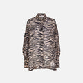 The Attico Shirt - Cappuccino / Black
