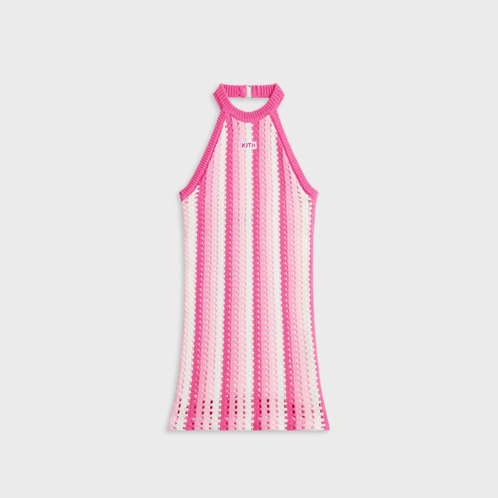 Kith Kids Open Knit Rivera Dress - Canna
