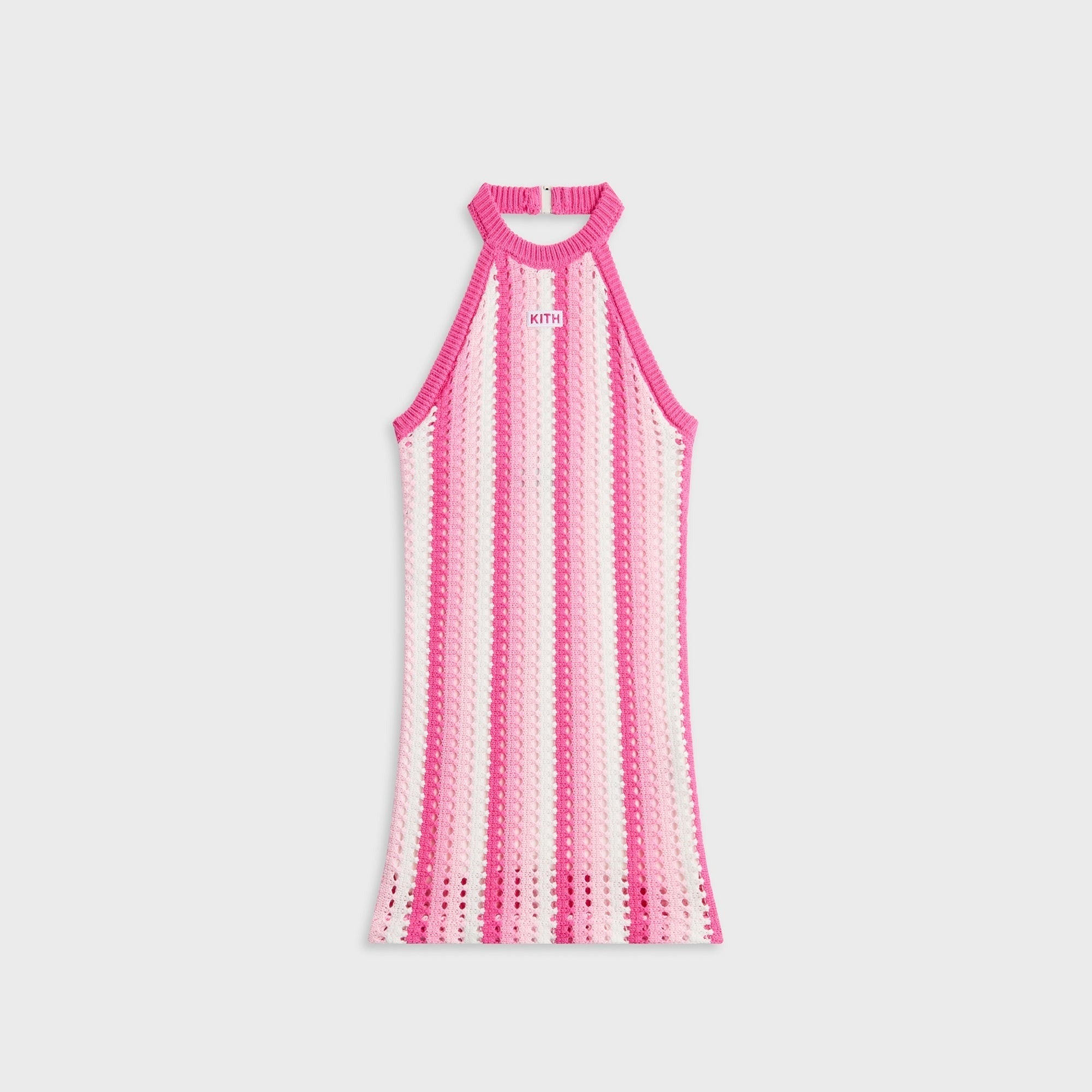 Kith Kids Open Knit Rivera Dress - Canna