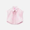 Alexander Wang Cropped Sleeveless Button Up - Pink