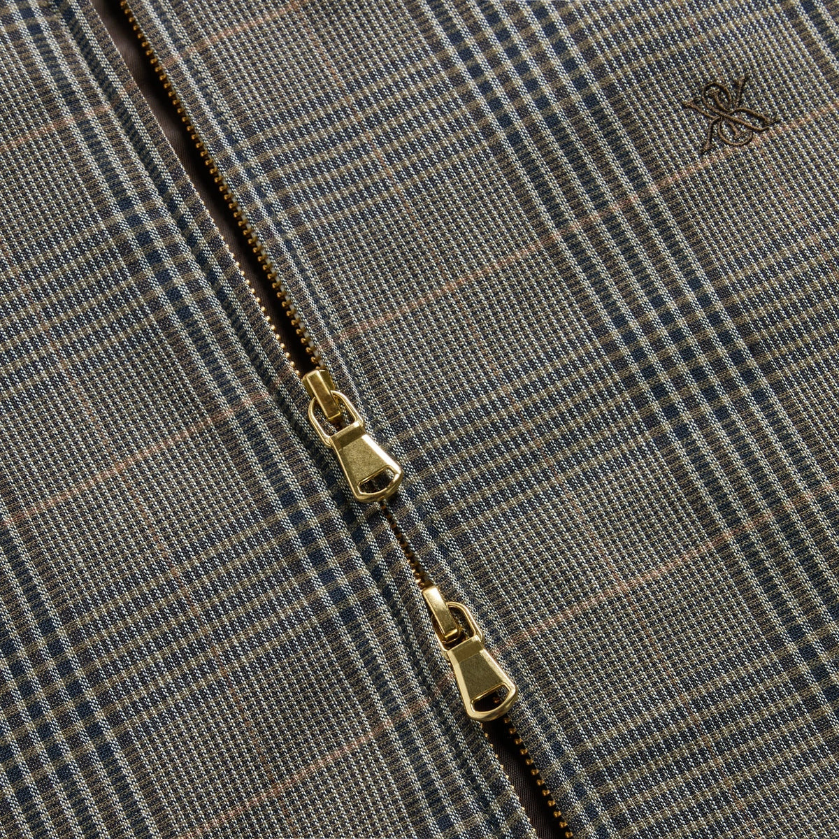 Kith Glen Plaid Rui Track Jacket - Ember
