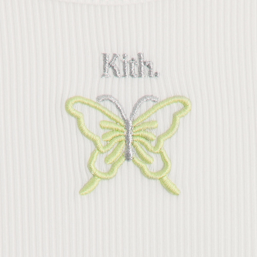 Kith Kids Mulberry Ruched Rib Tee - White