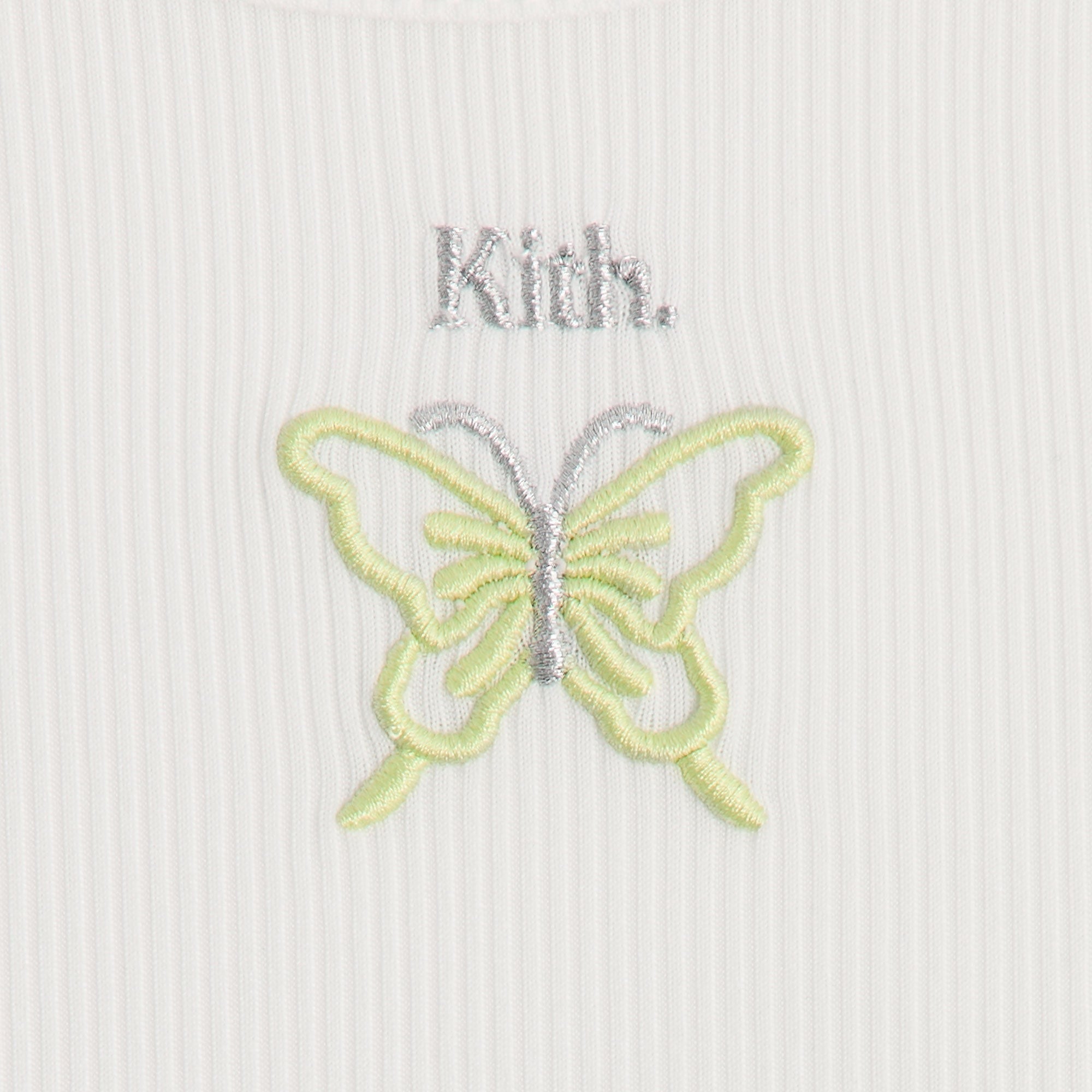 Kith Kids Mulberry Ruched Rib Tee - White