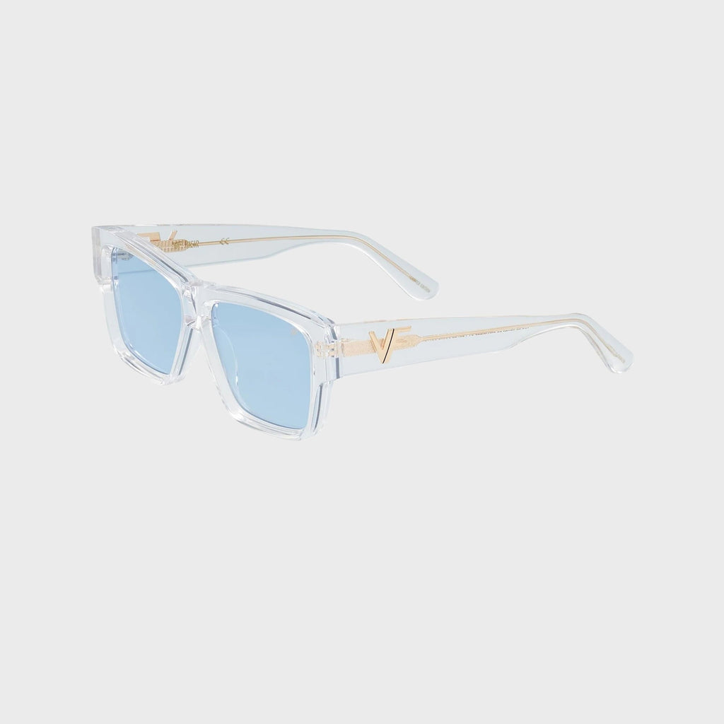 Vintage Frames Heir Acetate Sunglasses - Clear Translucent / Light Blue