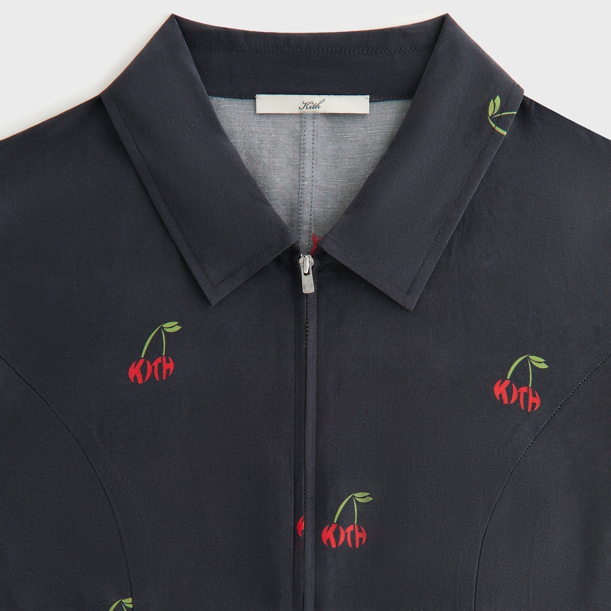 Kith Women Caela Cherry Zip Shirt - Black