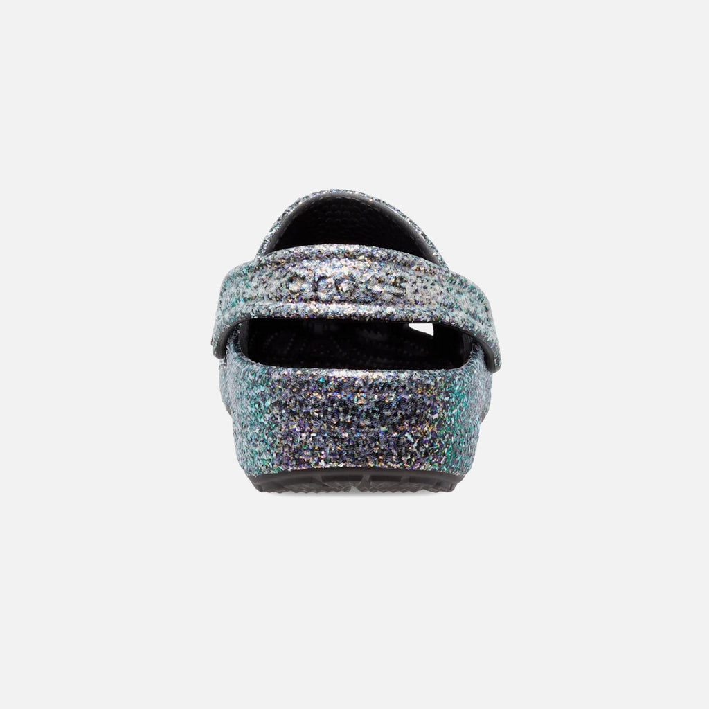 Crocs Pre-School Classic Glitter Clog Kids - Glitter Multi / Black