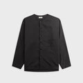Lemaire V-Neck Shirt - Black