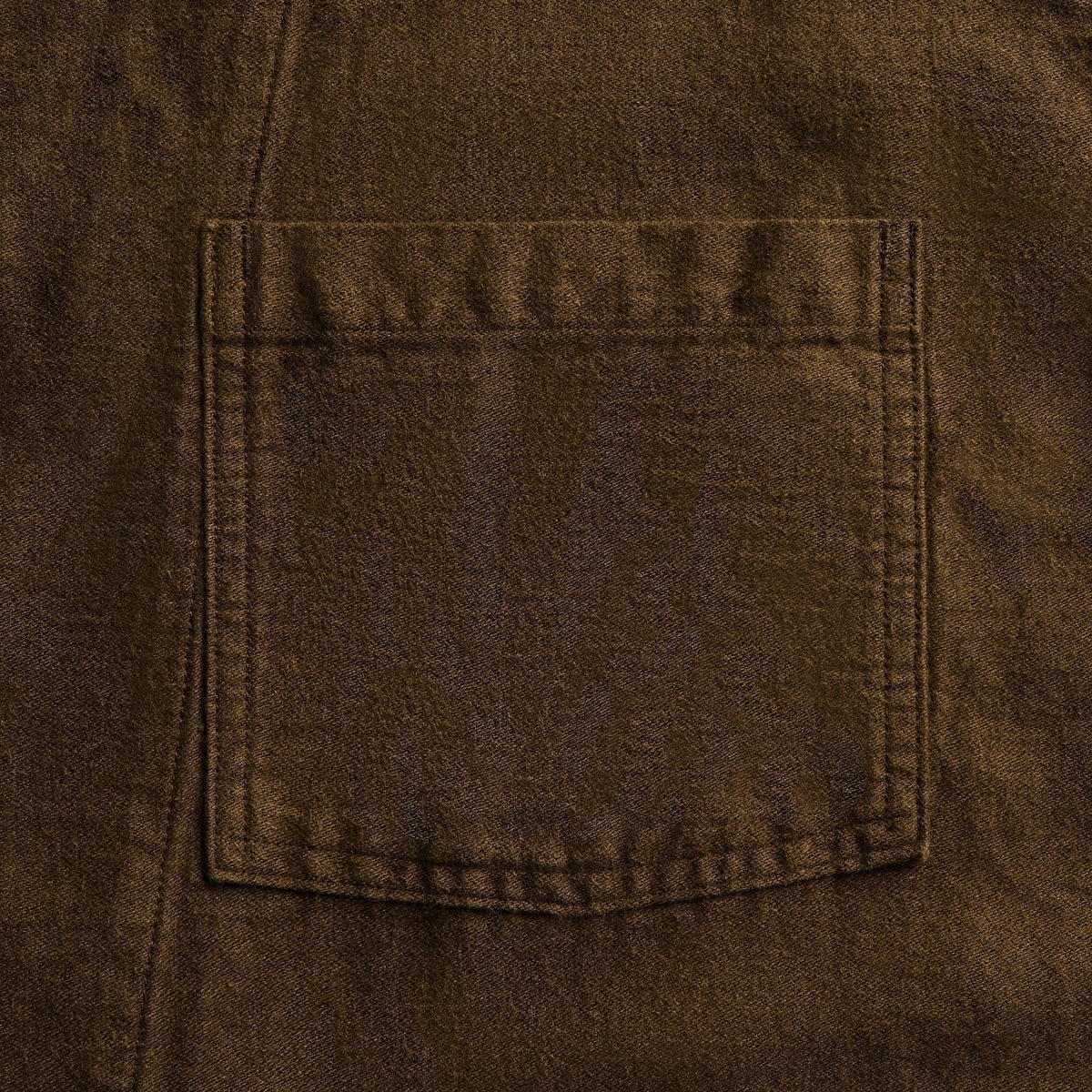orSLOW Relax Fit Simple Work Jacket - Coffee Brown