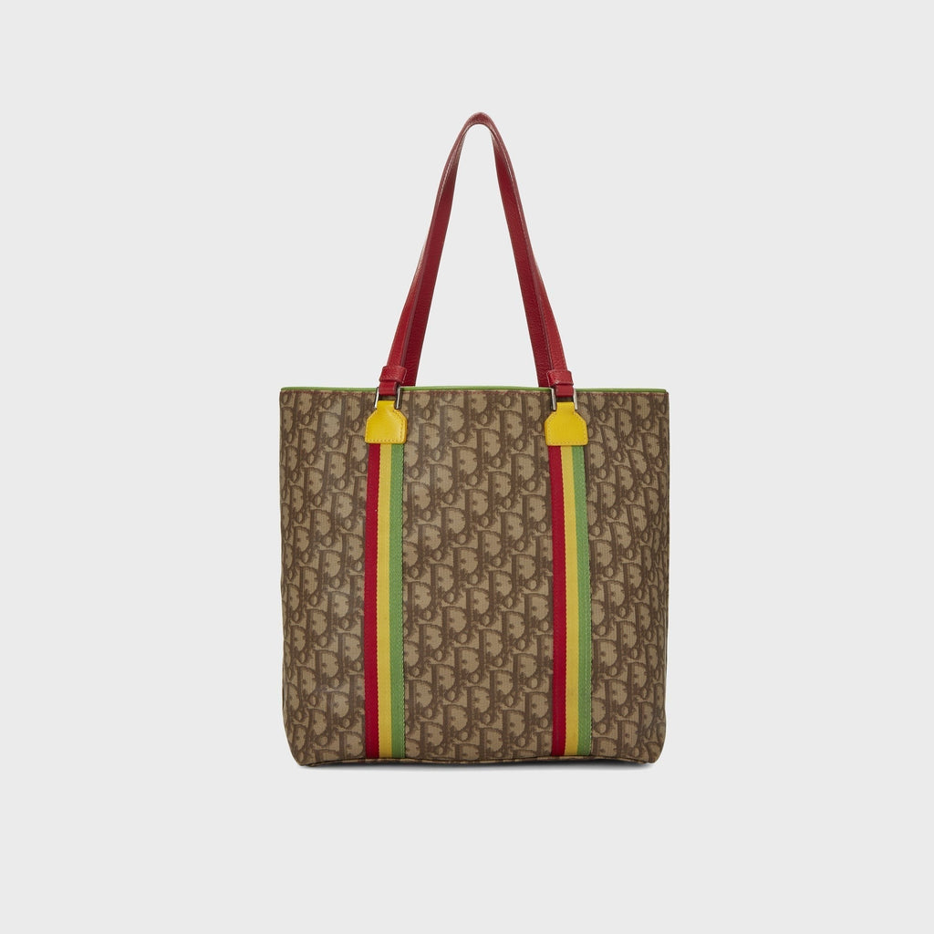WGACA Dior Rasta Trotter Tote Bag - Brown