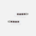 Sandy Liang Makeup Clips - Ice White